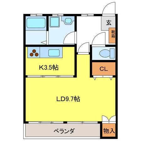 早苗ビル　西館の物件間取画像